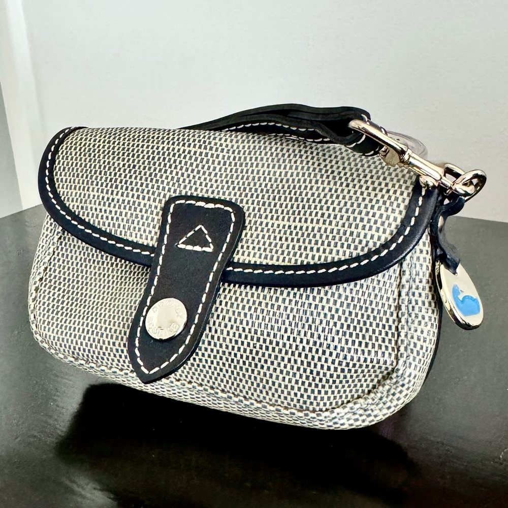 Dooney & Bourke Vintage Y2K Oncour Woven Canvas Mini Wristlet w/ Hang Tag EUC - Picture 1 of 12